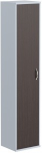 Шкаф колонка с глухой дверью СУ-1.9(L) Венге Магия/Металлик 406*365*1975
