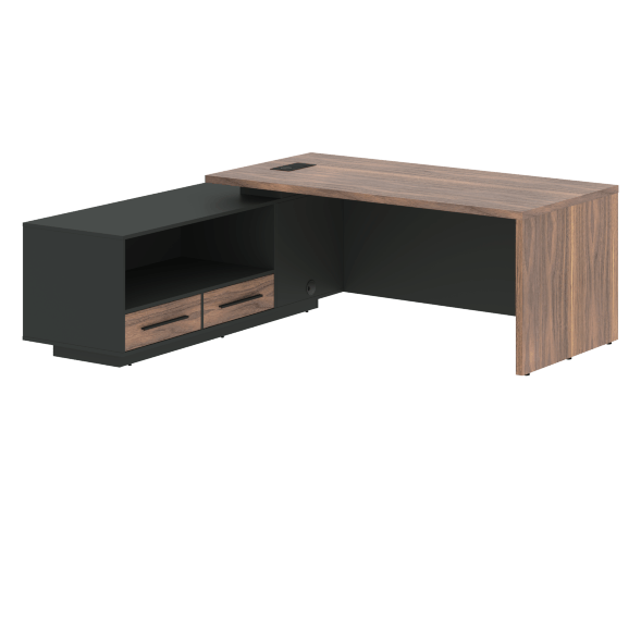 Стол руководителя с тумбой VRCT 2119(L) 2100х1900х750 V